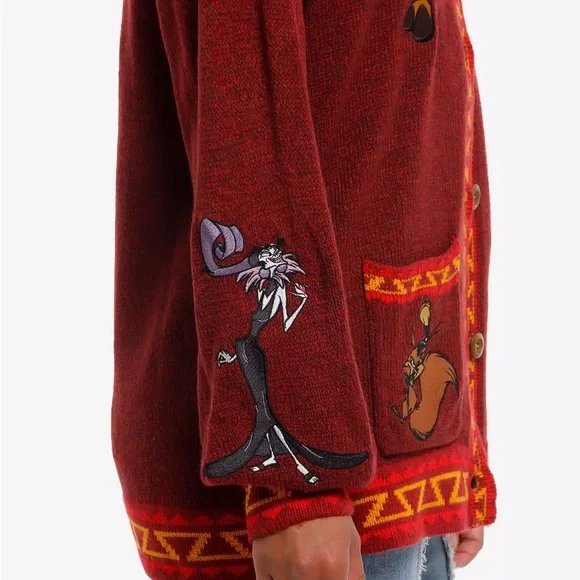 Disney The Emperor's New Groove Character Cardigan Hot Topic‎ - Picture 4 of 5